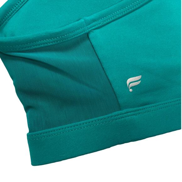 Fabletics‎ Sports Bra Portia Racerback Women's Medium Support Activewear Green - Picture 6 of 11